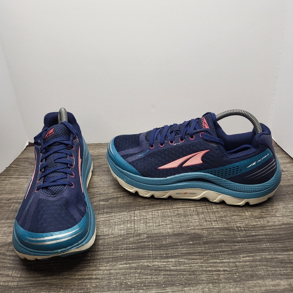 Altra Women's Navy Blue Teal Pink Athletic Running Shoes